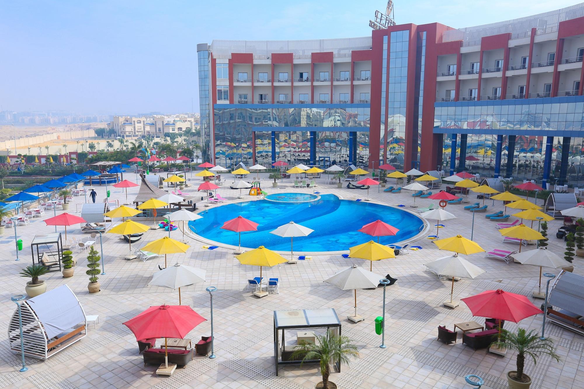 Hotel Tolip El Narges El El Cairo Exterior foto The swimming pool at the hotel